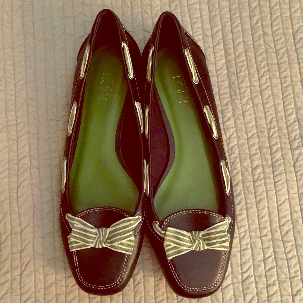 Never worn Loft loafers. Beautiful!! Size 9.